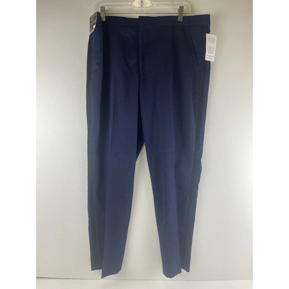 J. Ferrar Men's Cropped Pant Dress Pants, Evening Edition, Hits at Ankle 36 Reg